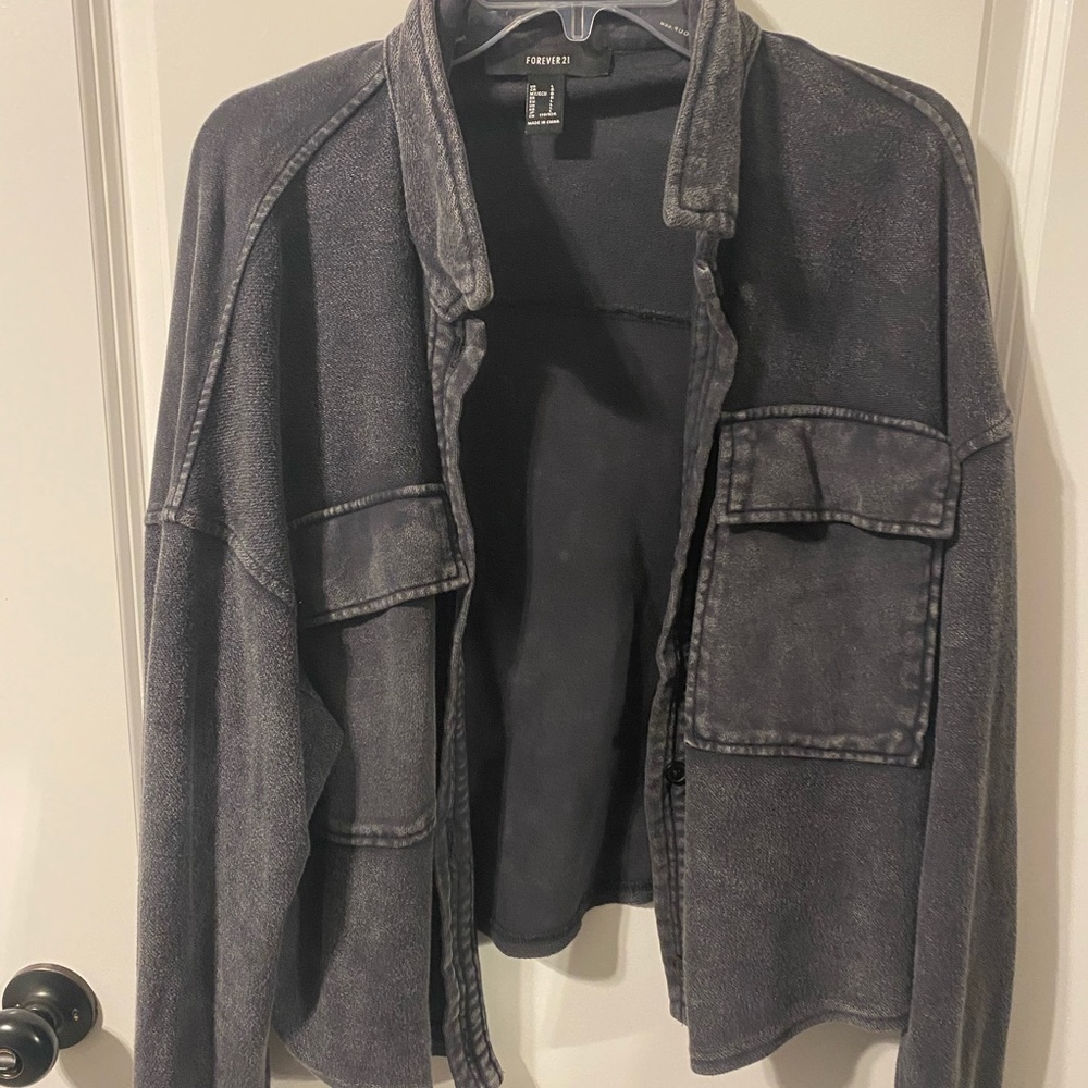 Charcoal Shacket Forever 21